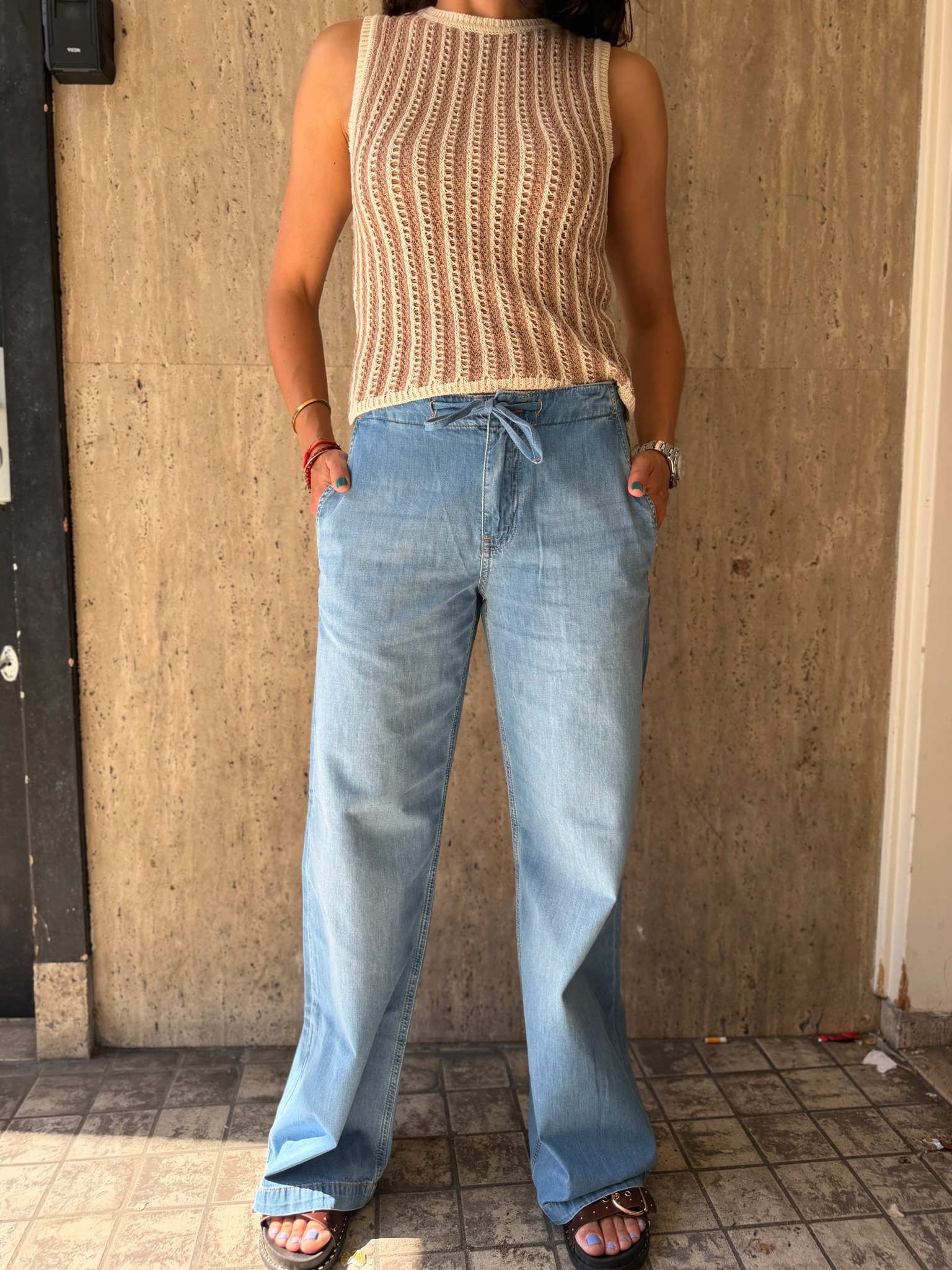 Liny Mid Blue Denim