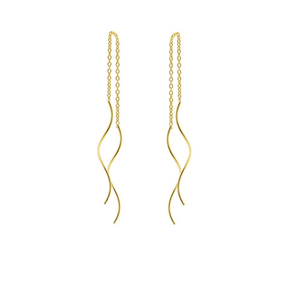 Pull Through Earrings Wave