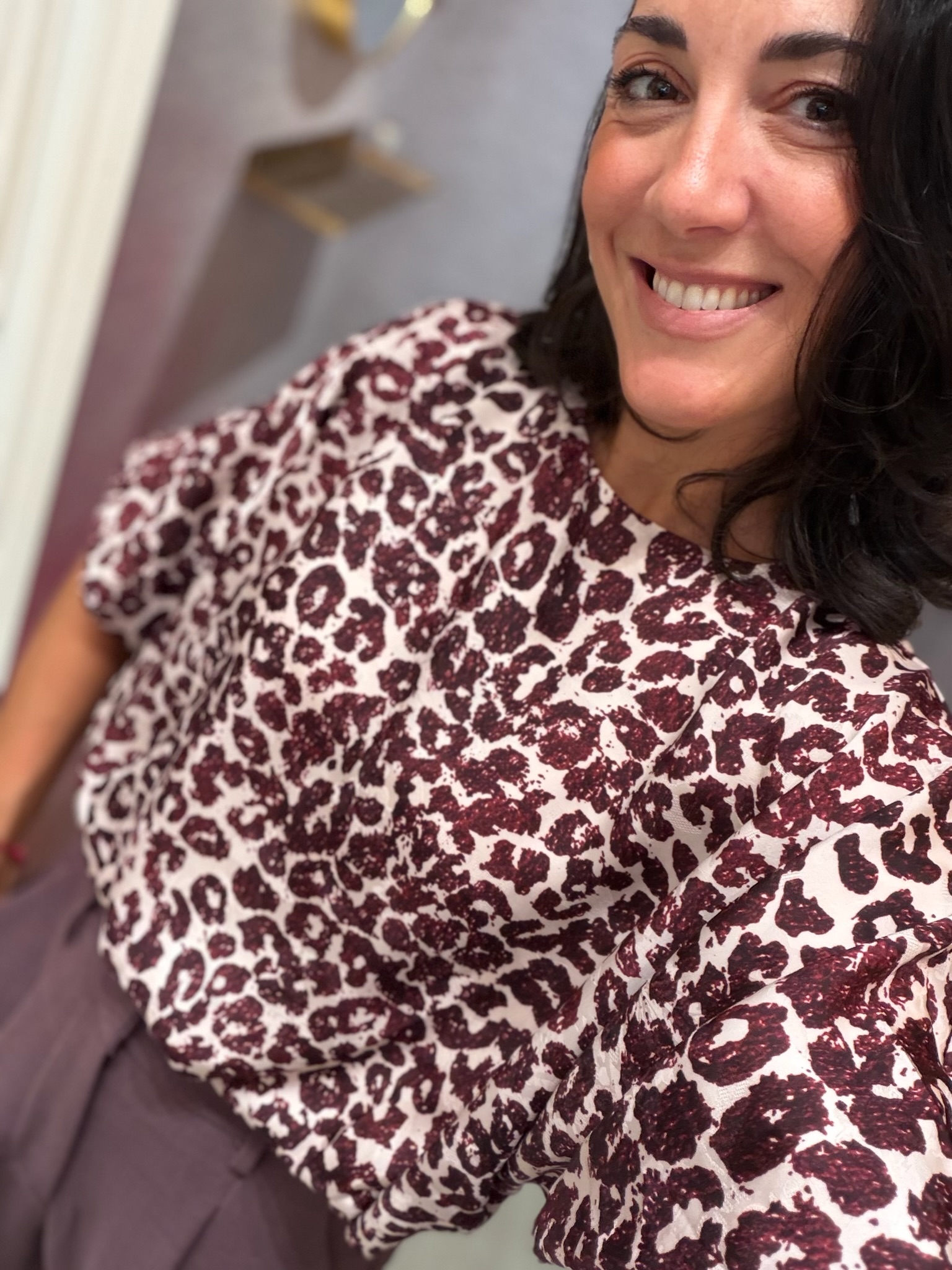 Gufo Top - Pink Leo