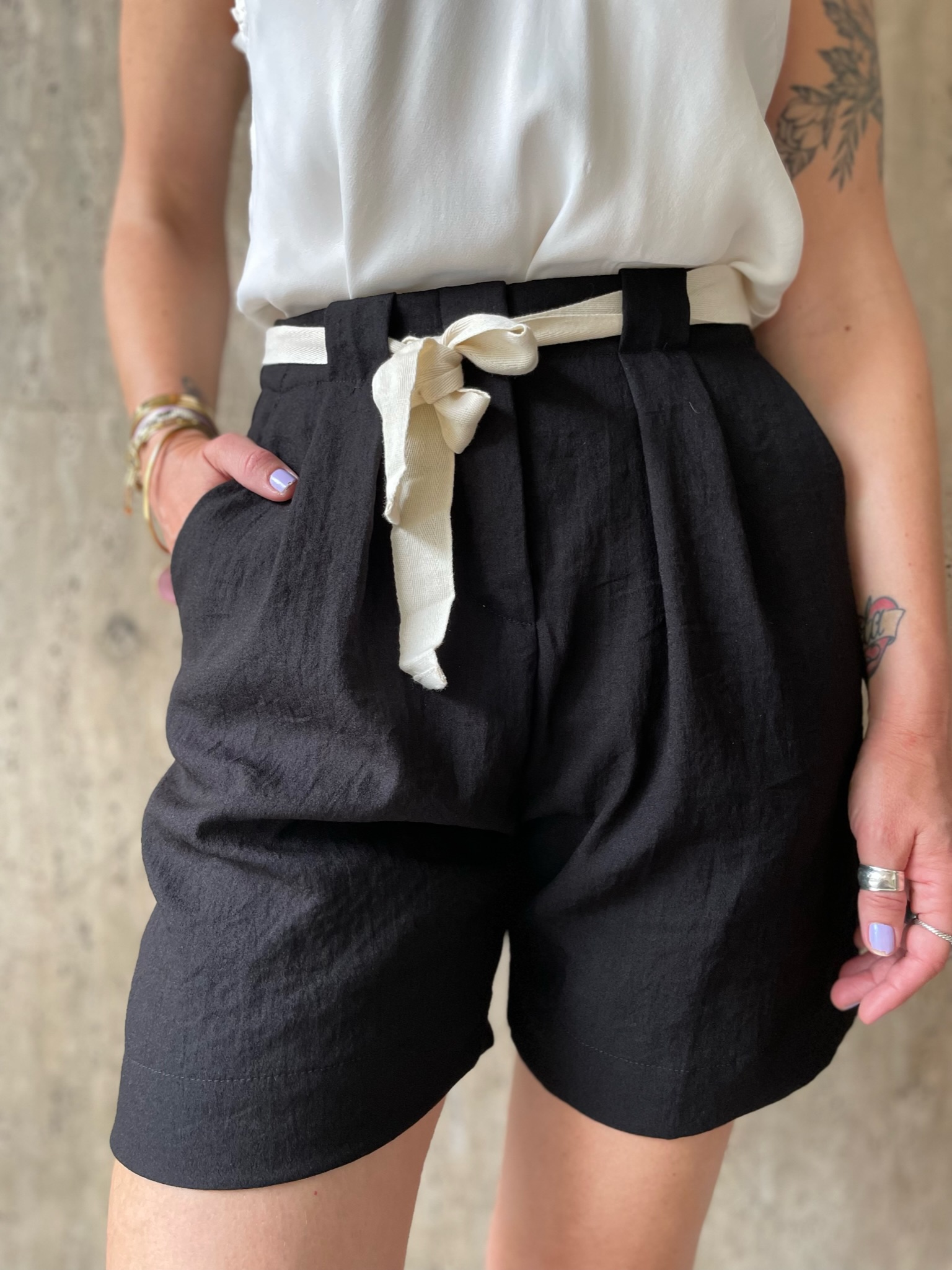 Brenda Mid Waist Shorts