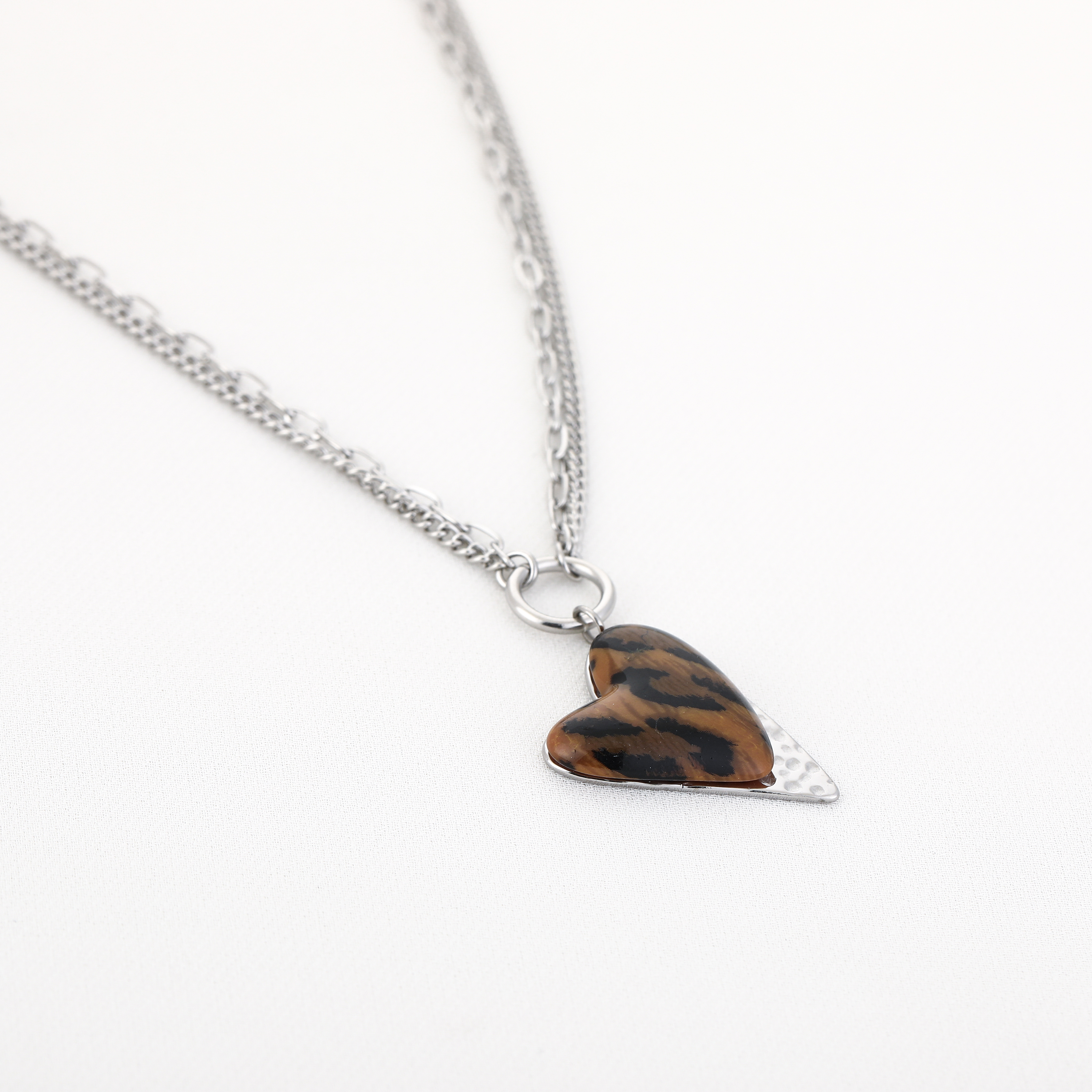 Ketting Leopard Heart