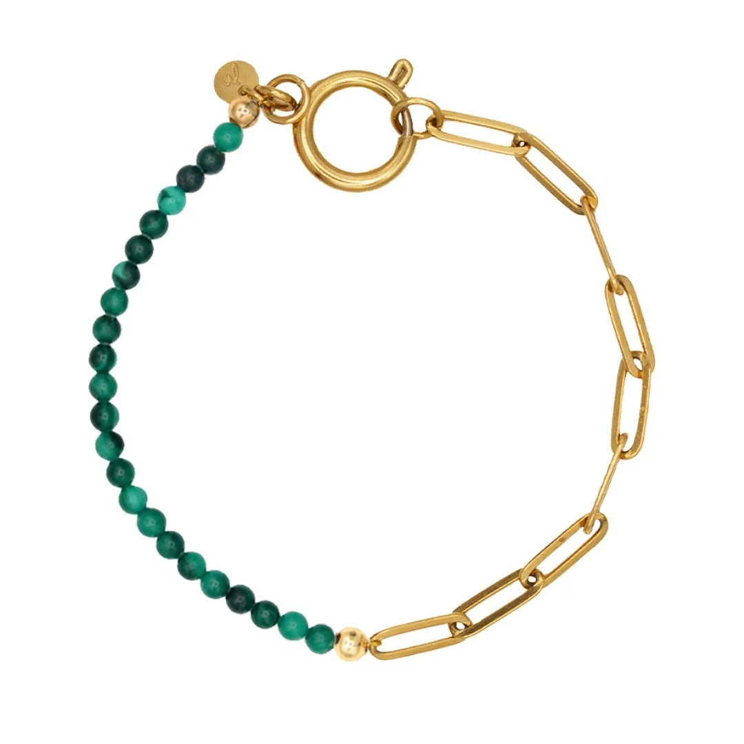 Armband Chain Big Malachiet