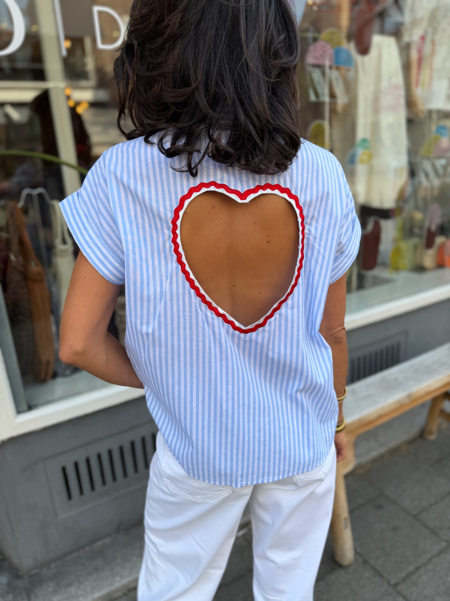 Blouse Heart in the back