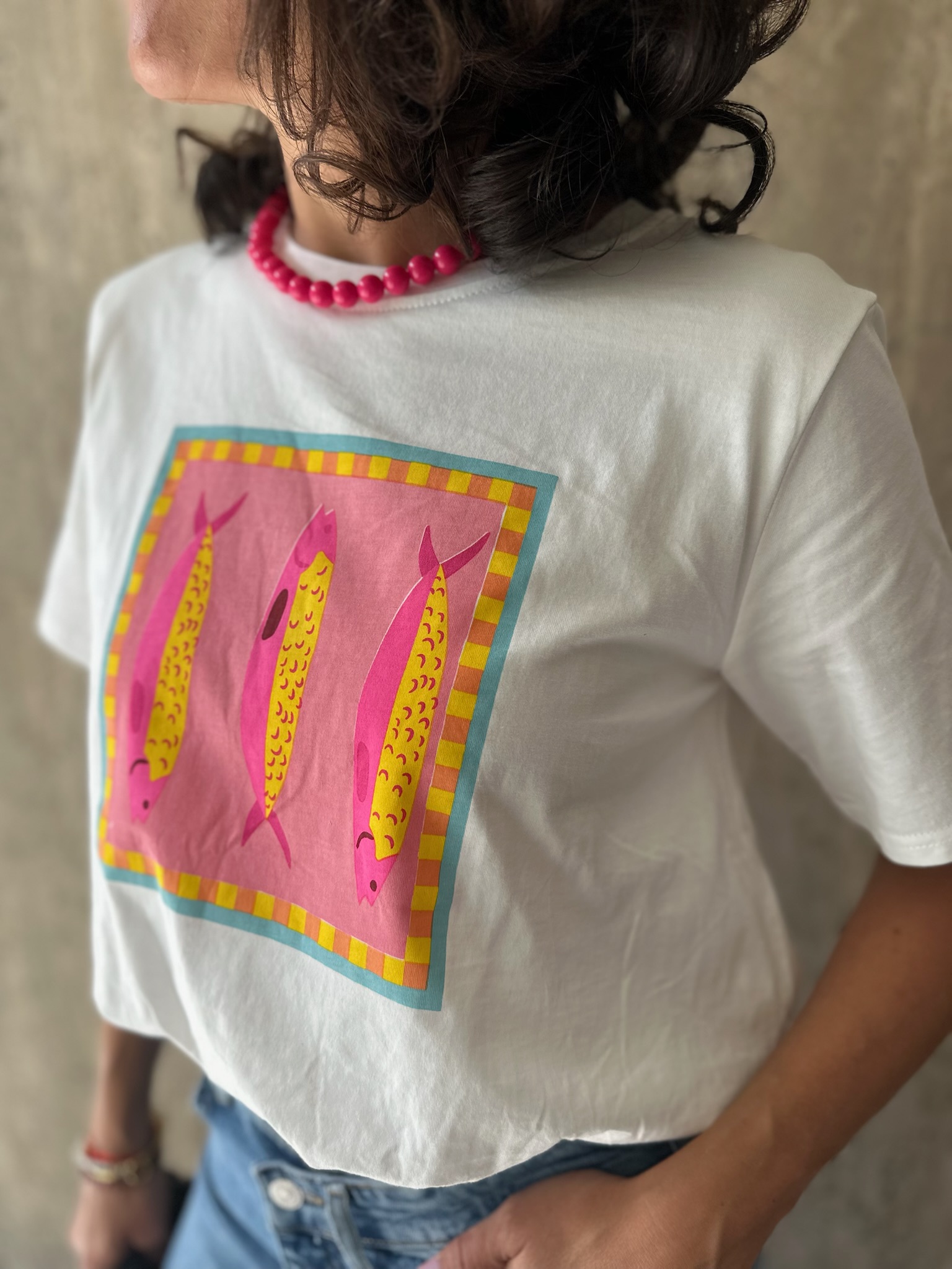 T-shirt Pesce Colori