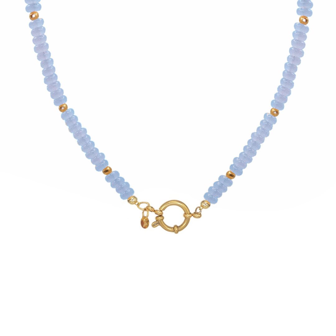 Ketting Sammie Big Blauw Goud