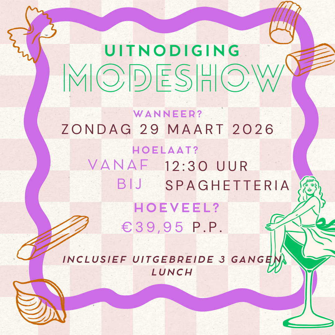 Ticket Modeshow - zondag 29 maart 2026
