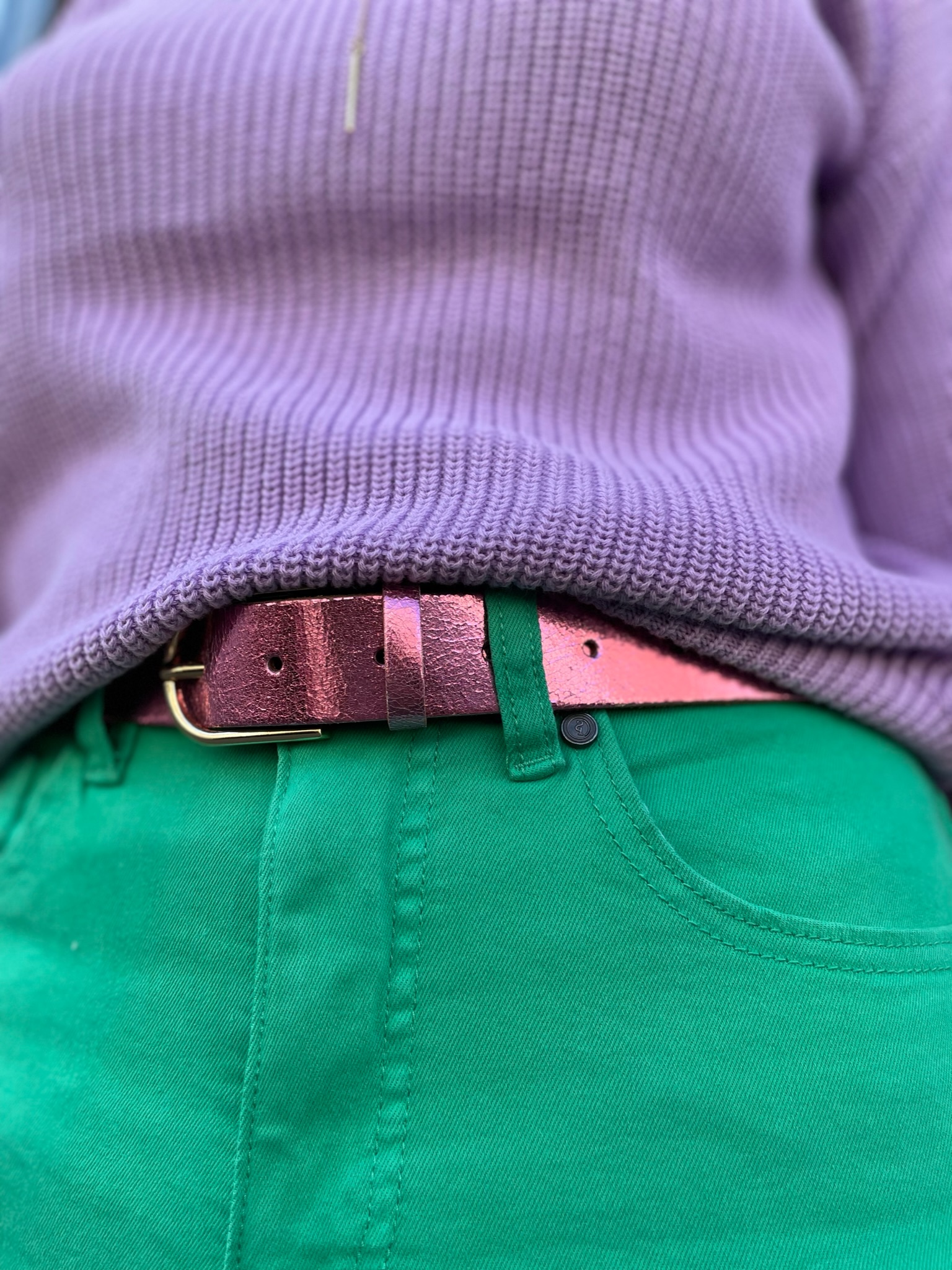 Metallic belt