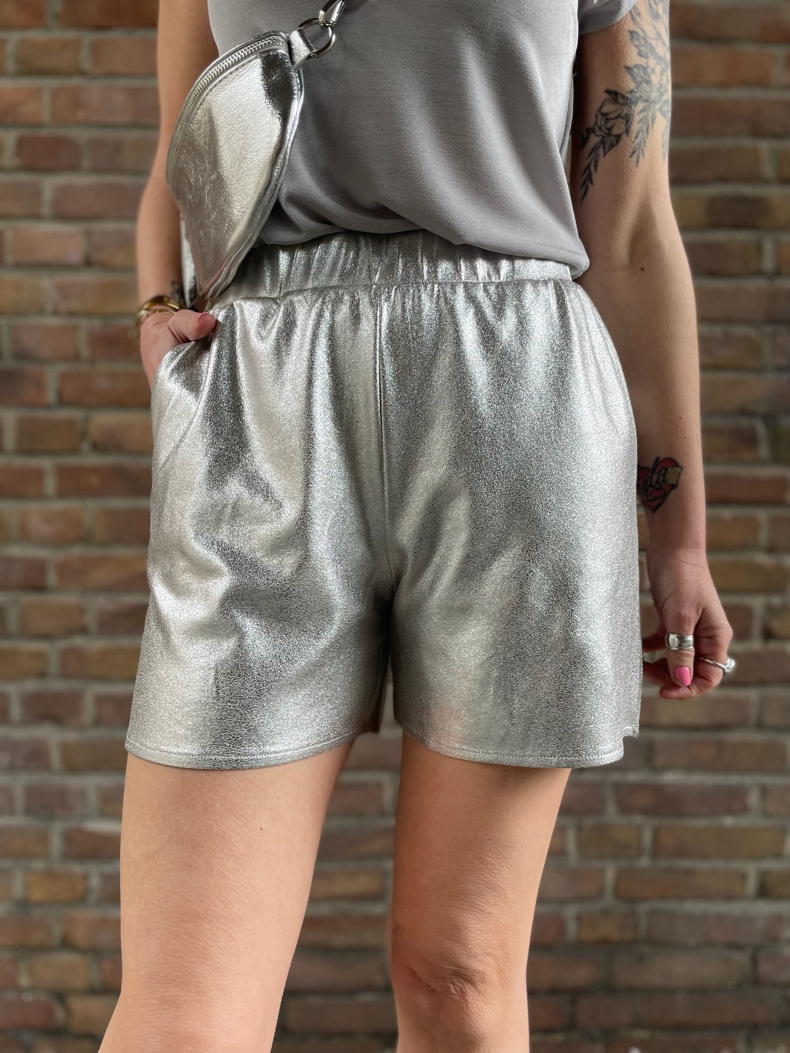 Laura Metallic Shorts Laura Metallic Shorts