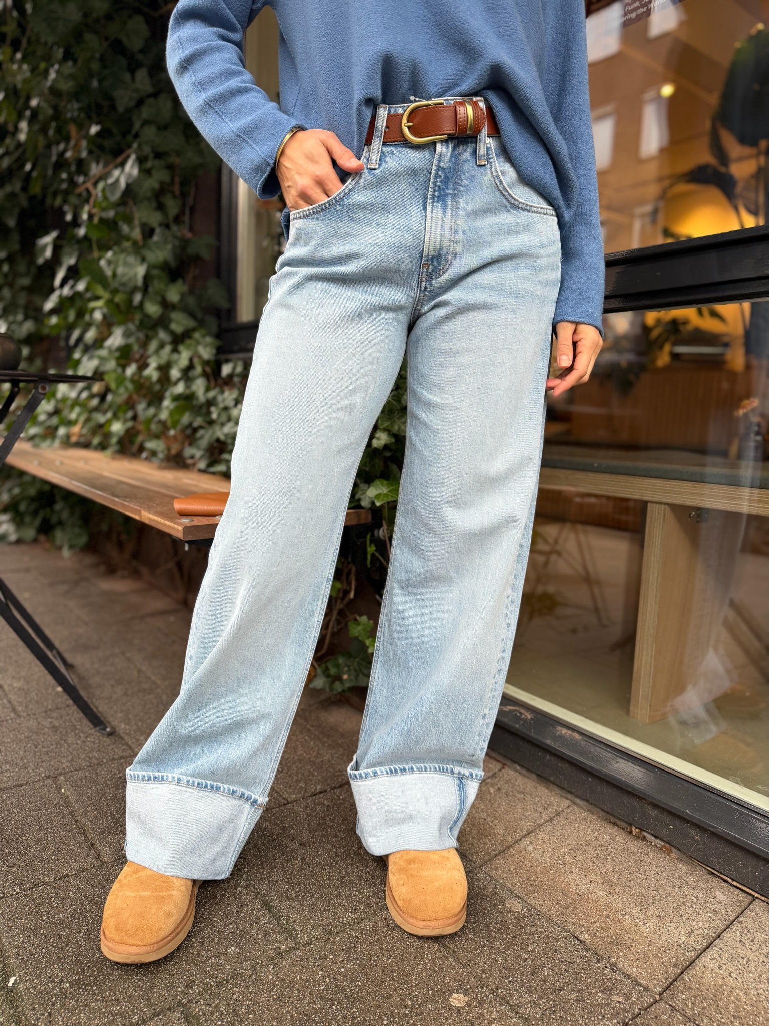 Sandra Lt Brushed Denim