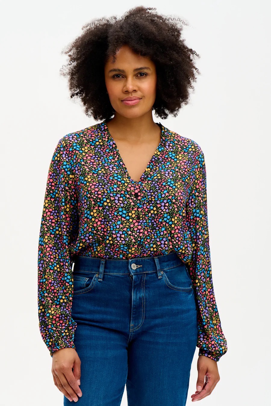 Alicia Frill Edge Blouse Alicia Frill Edge Blouse