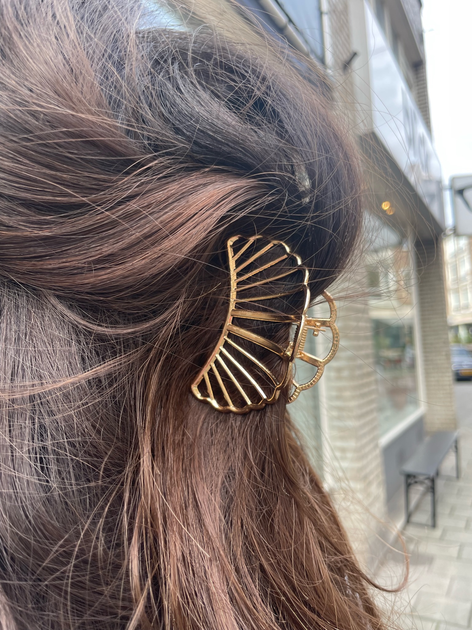 Hair Clip Croissant