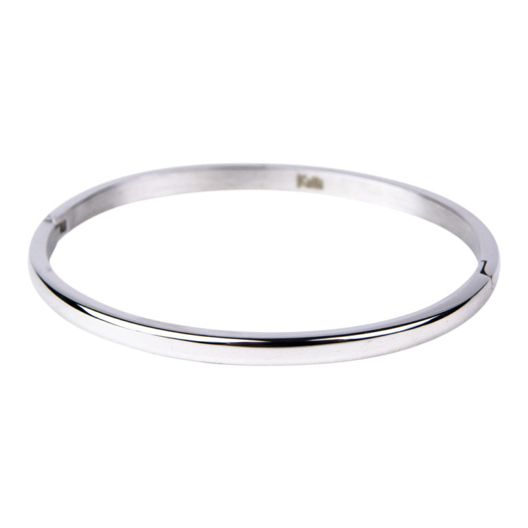Armband stainless steel ronde afwerking