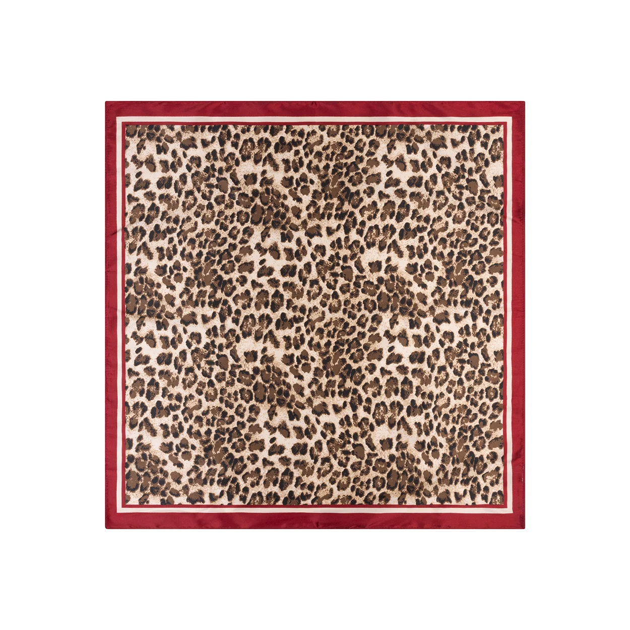 Burgundy Panter Scarf